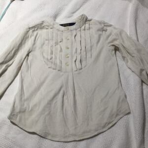 Ralph Lauren 2T knit cream blouse worn once